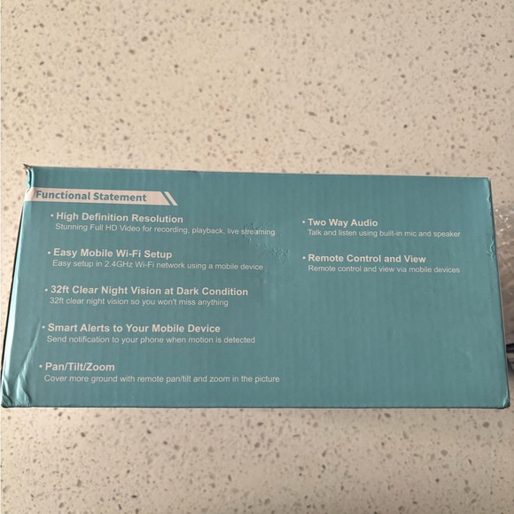 White and Black Security Camera - Picture 4 of 5